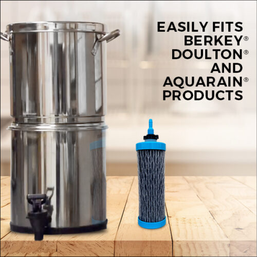 sagan life duraflo filter for aquabrick water filtration systems fits berkey doulton and aquarain products
