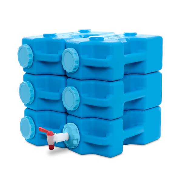 Sagan Life Aquabrick™ - 6 Pack | Best Emergency Water Storage Containers