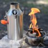 camping kettle and stove
