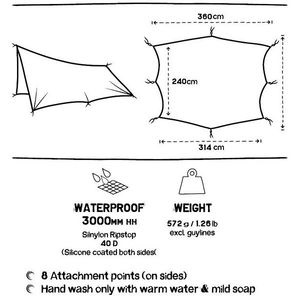 Kelly Kettle Ultralight Tarp