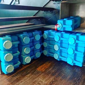 sagan life aquabrick water storage container interlockable stacking