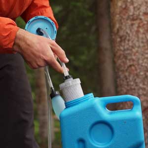 camping water filter 