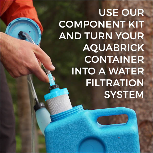 sagan life aquabrick container conversion to water filtration system