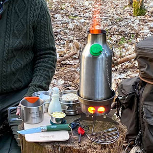 sagan life kelly kettle trekker and kit stainless steel