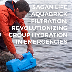 sagan life aquabrick water filtration system revolutionizing group hydration in emergencies featured