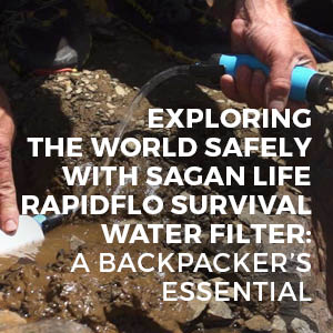 sagan life rapidflo survival water purifier water filter survival kit travel water purifier featured