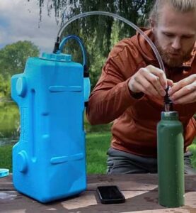 sagan life aquabrick water filtration system survival water purification system mobile