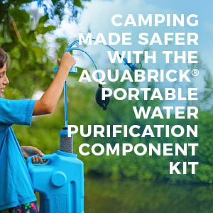sagan life aquabrick component kit portable water filter kit