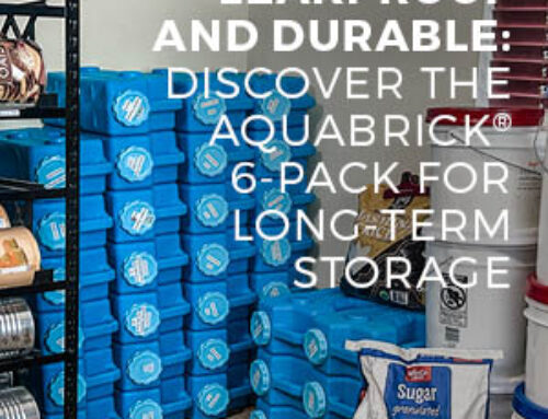 LEAKPROOF AND DURABLE: DISCOVER THE AQUABRICK 6-PACK FOR LONG-TERM STORAGE
