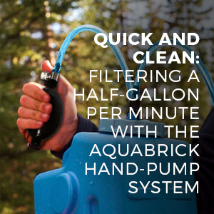sagan life aquabrick water purification system camping water purifier