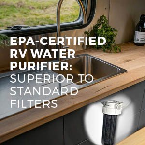 sagan life rv ultra flow filter and cannister nano-fiber water purifier