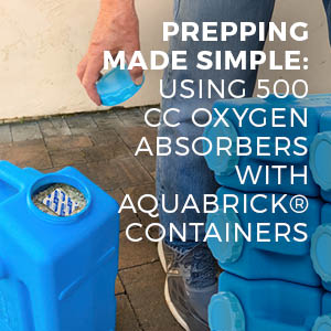 sagan life aquabrick food storage containers and oxygen absorber packs oxygen packets for food storage