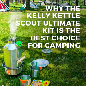 sagan life kelly kettle scout stainless steel ultimate kit emergency cooking stove