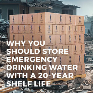 sagan life ready h2o emergency drinking water palletized