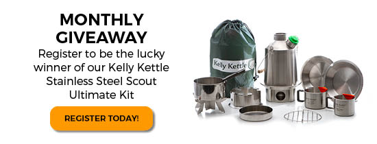 sagan life monthly give away kelly kettle stainless steell camp stove ultimate kit